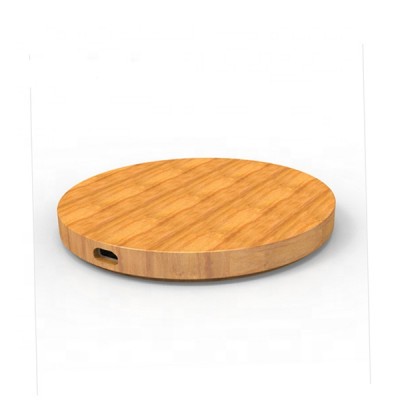 Environmental Bamboo Wooden Wireless Charger Transmitter